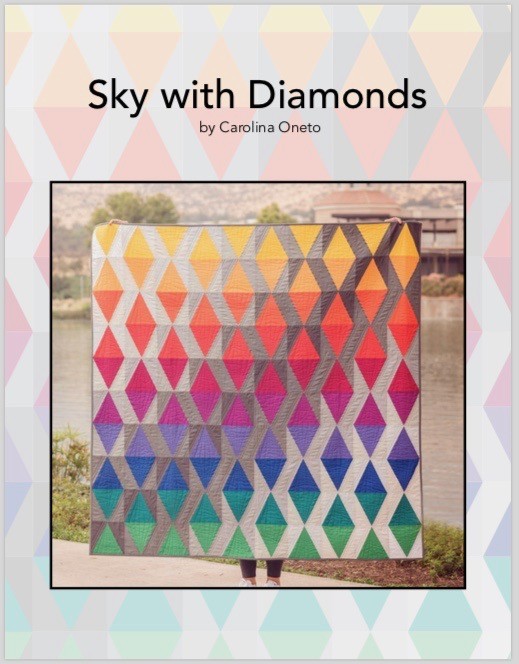 Patron quilt “Sky with diamond”